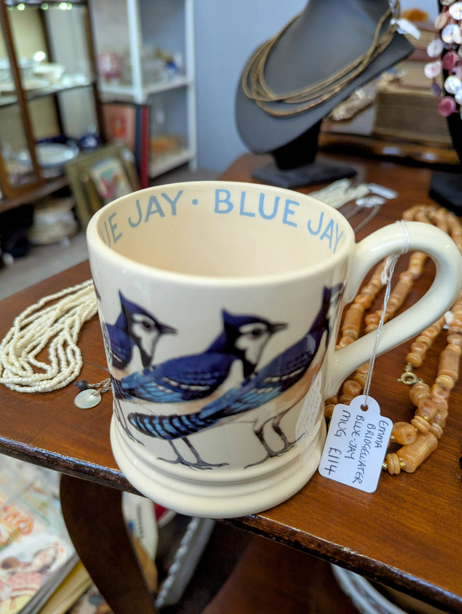 【一級品】Emma Bridgewater ブルーデイジー 長方形 プレート Emma Bridgewater Blue Jay Half Pint Mug - 2nd – Hedgeley Antique