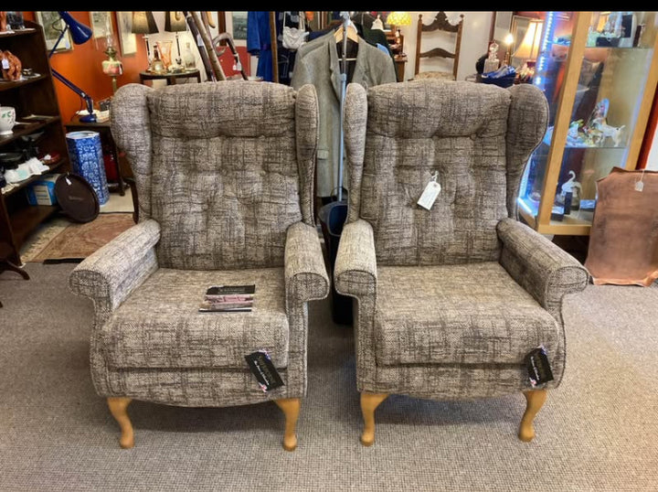 A Pair Sherborne Brompton Fireside Chairs