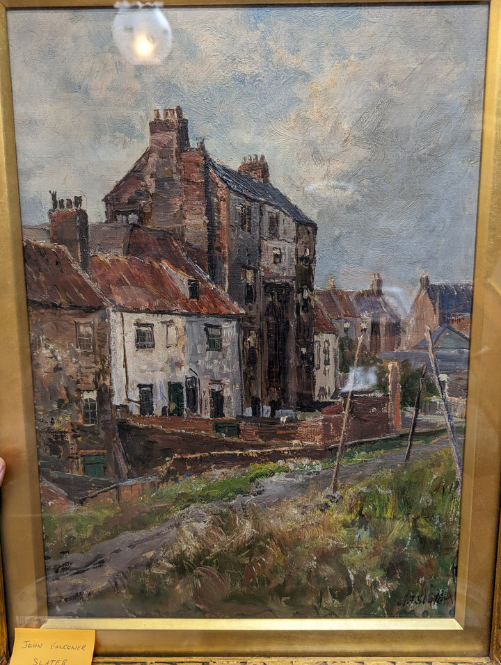 John Falconer Slater, Oil on Canvas, North East Street scene.