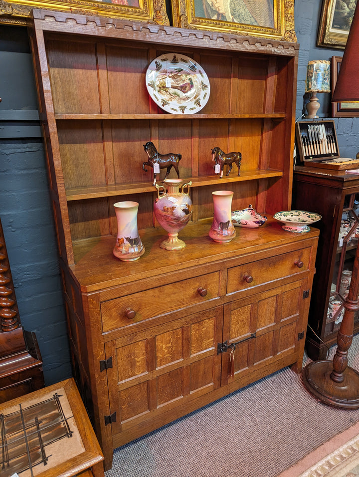 Welsh Dresser By Peter Rabitman Heap, ex Mouseman Craftsman, Delivery available.