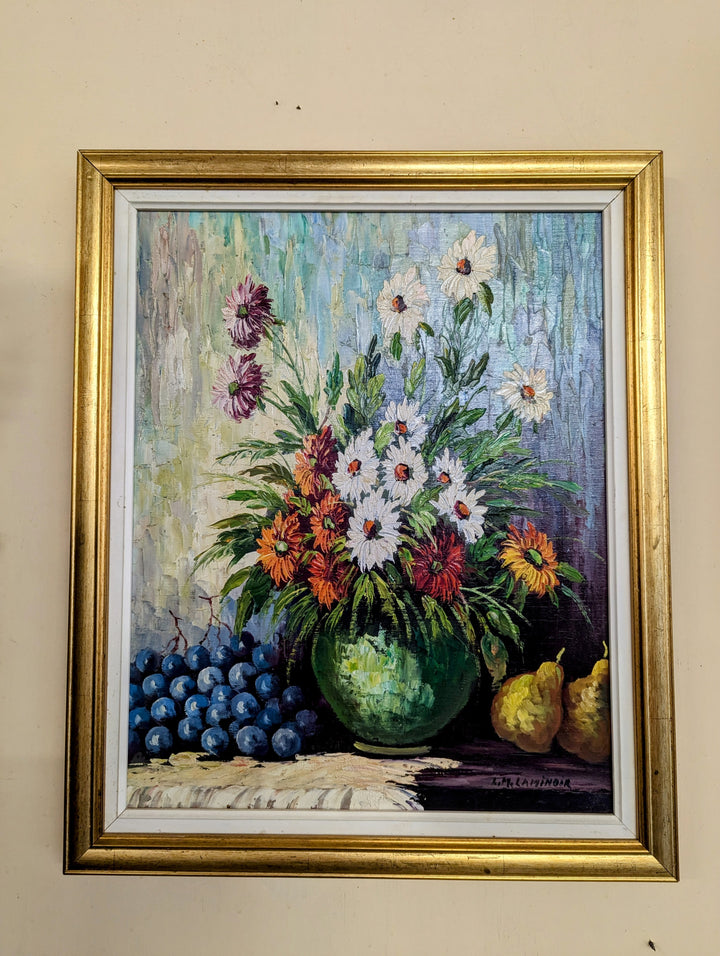 L M Laminoir Still Life Oil Painting