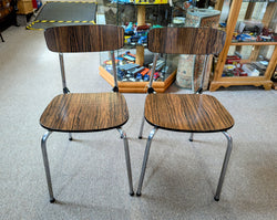 Pair Tavo Mid-Century Formica Chairs