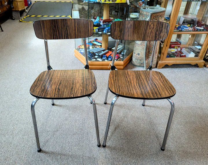 Pair Tavo Mid-Century Formica Chairs