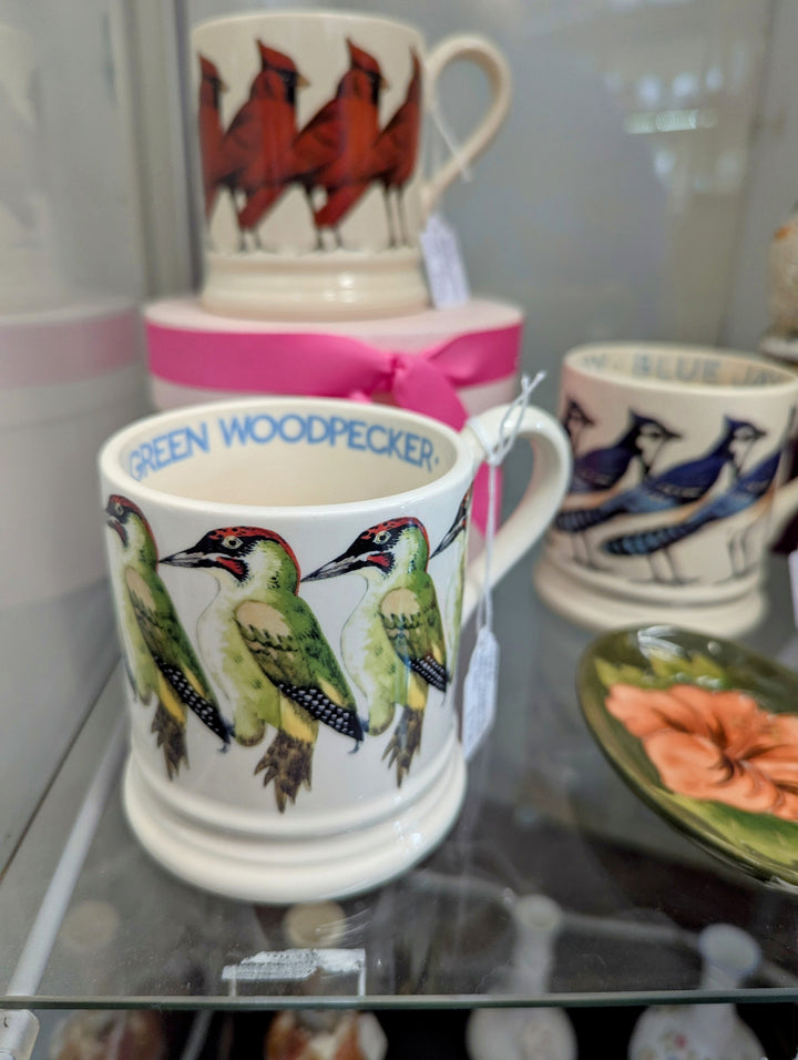 Emma Bridgewater Green Woodpecker Half Pint Mug