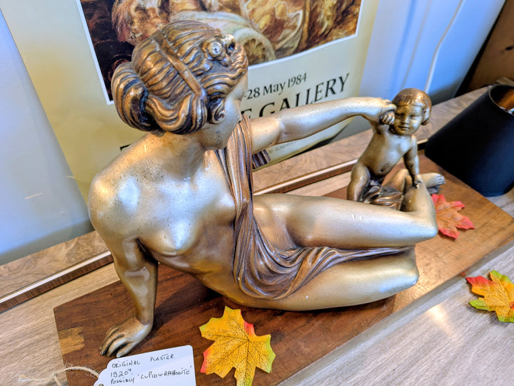 Plaster Figurine of Cupid and Aphrodite