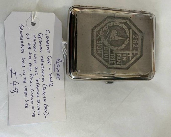 WW2 German Defence Force Cigarette Case