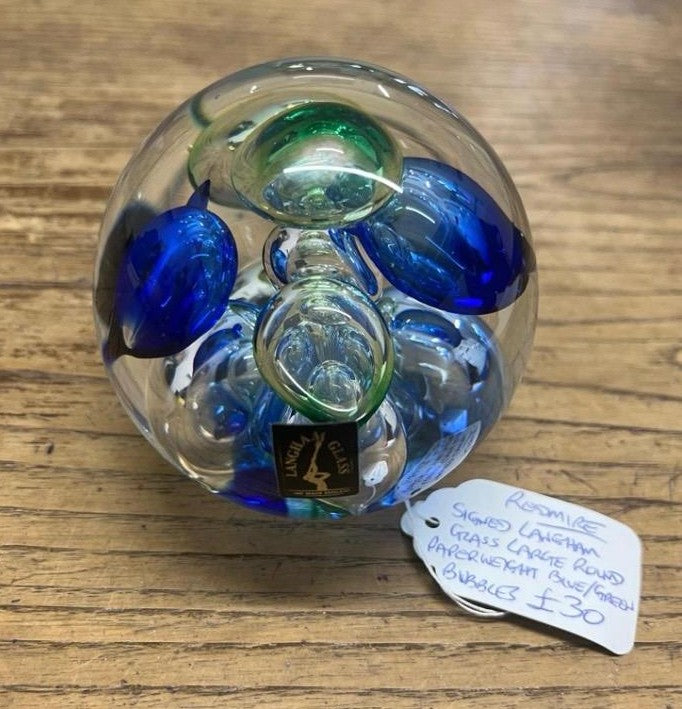 Langham Glass Paperweight
