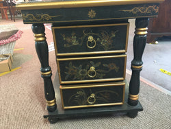 Vintage, Chinoiserie style, chest of drawers.